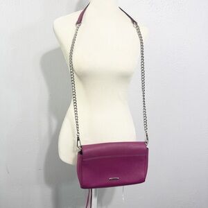 Rebecca Minkoff Fuchsia Avery leather Crossbody Bag